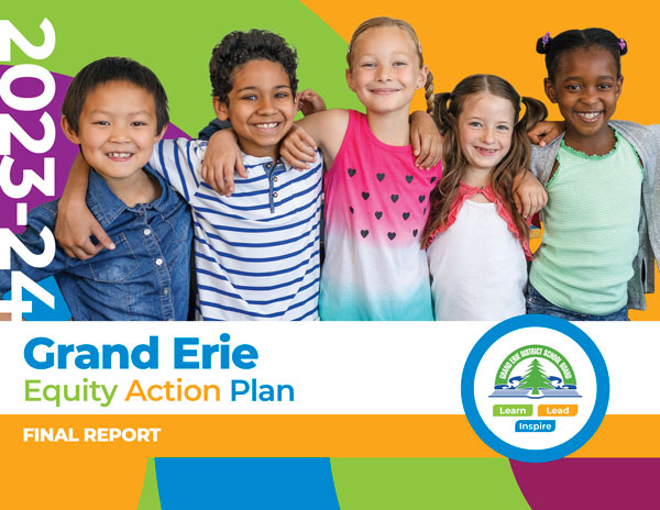 2023-24 Grand Erie Equity Action Plan Final Report Cover Page