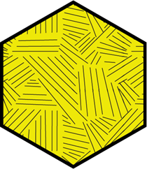 Yellow with lines