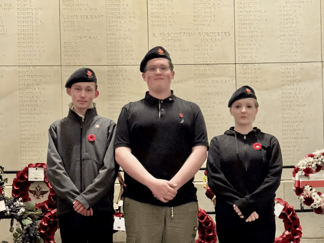 Royal Canadian Army Cadets - Grayden Dale-Vankerrebroeck - Holden Kennedy - Maddie Mummery Royal Canadian Army Cadets - Grayden Dale-Vankerrebroeck - Holden Kennedy - Maddie Mummery