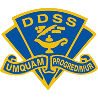 Delhi District Secondary School Logo