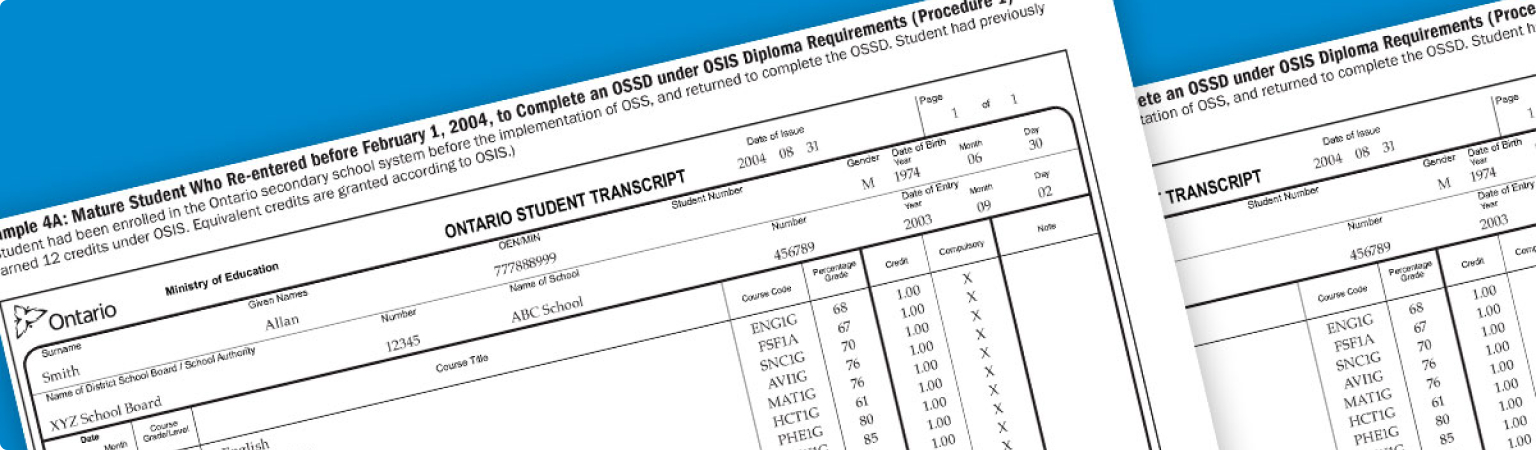 Get a Transcript