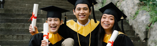 three students